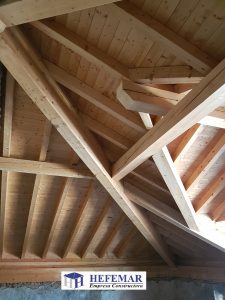 Estructura de madera en Santander